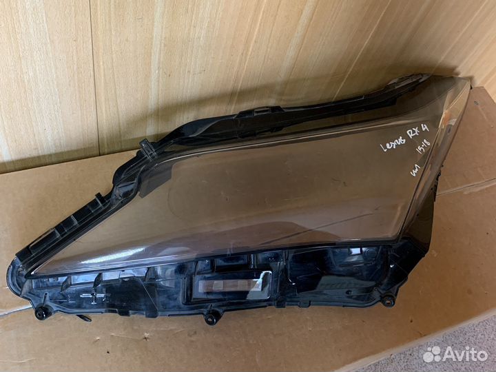 Стекло левой фары левое Lexus Rx 4 2015-Нв