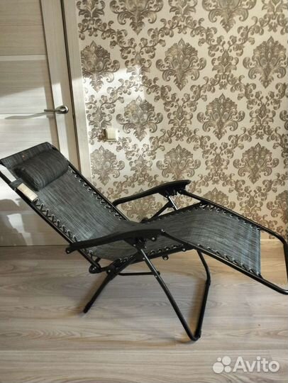 Кресло шезлонг складное