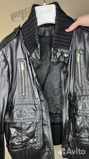 Кожаная куртка Gucci Madonna