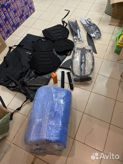 Каяк двухместный полный комплект