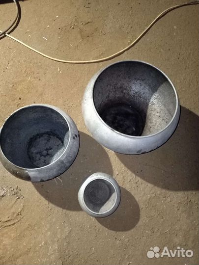 Чугунки алюминиевые 1,5,2,6,8,10,15 литров