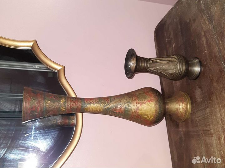 Вазы индия латунь