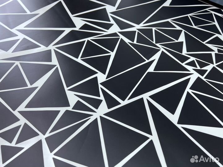 Наклейка треугольники на автомобиль