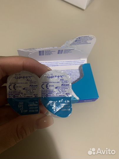 Линзы контактные - 2,75