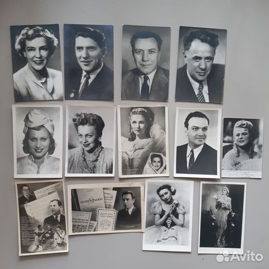 Карточки, открытки актеры артисты СССР