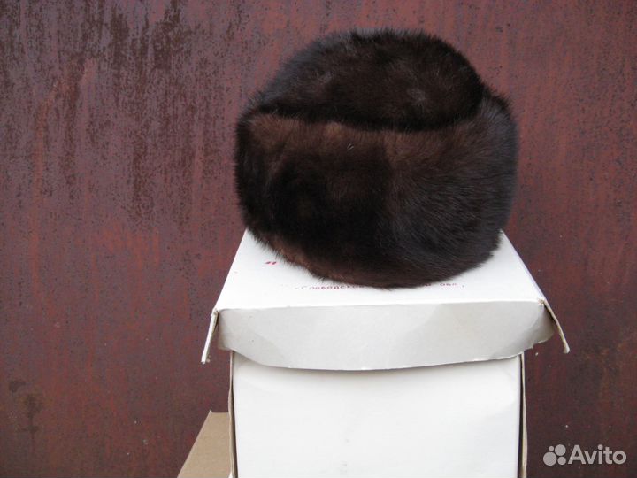 Новая норковая женская шапка 1989 г.в. СССР
