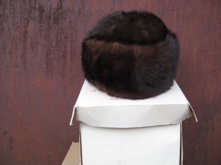 Новая норковая женская шапка 1989 г.в. СССР