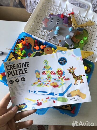Креативный пазл и конструктор вместе