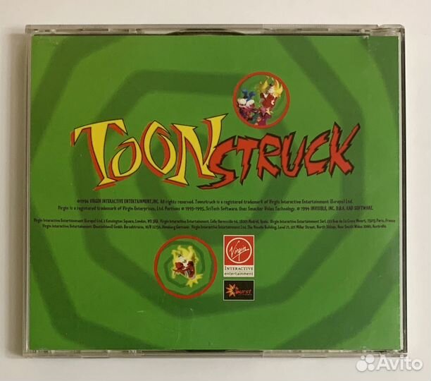 Диски Toonstruck зарубежная лицензия джевел