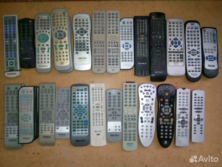 Пульты д/у на разную технику
