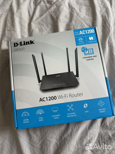 Wifi роутер D-Link dir 820