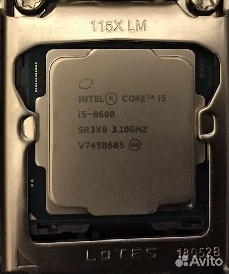 Intel Сore i5 8600K 6 ядер