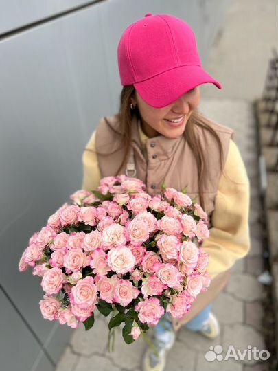 Букеты из кустовых роз