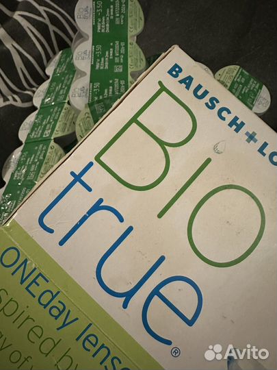 Линзы контактные bio true -3.50
