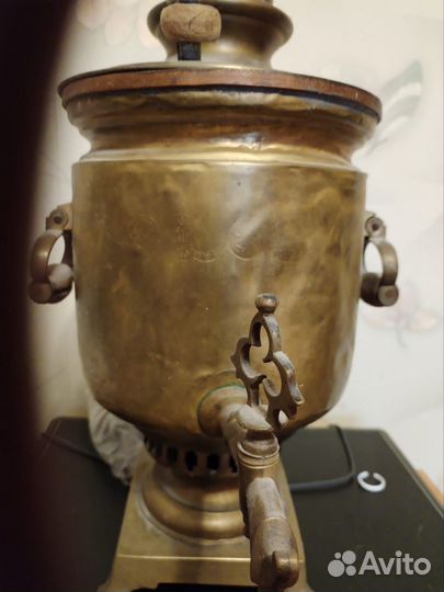 Самовар на дровах старинный