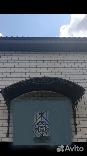 Козырек над крыльцом металл бу