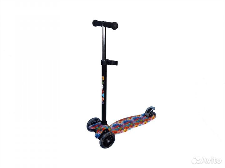 Самокат детский трехколесный складной