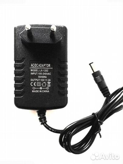 Блок питания Адаптер AC/DC Adaptor LX1202 12V 2A
