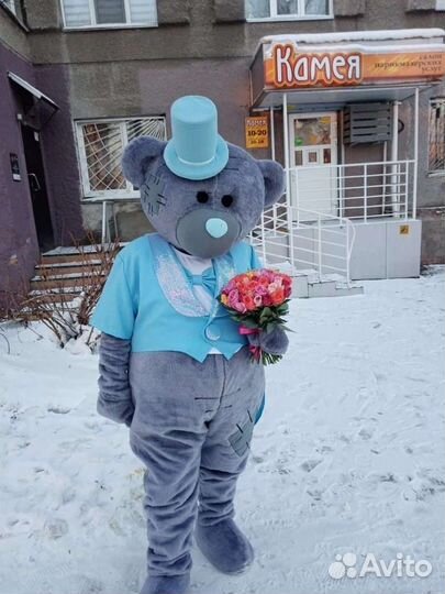 Ростовые куклы Артур Пиражков, Мишка Тедди и Зайка