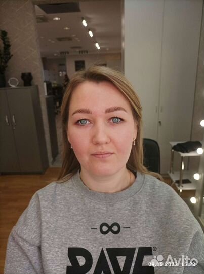 Окрашивание бровей