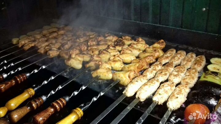 Доставка шашлык шаурма на дом в офис