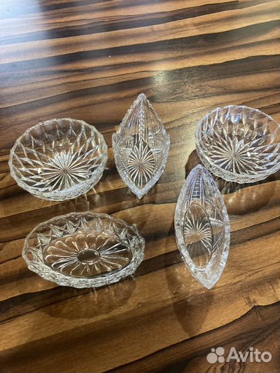 Хрустальные вазы СССР (одним лотом)