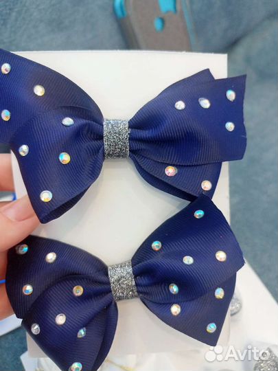 Бантики на резинках Школа