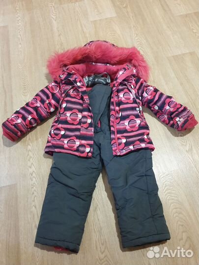 Зимний костюм для девочки 104