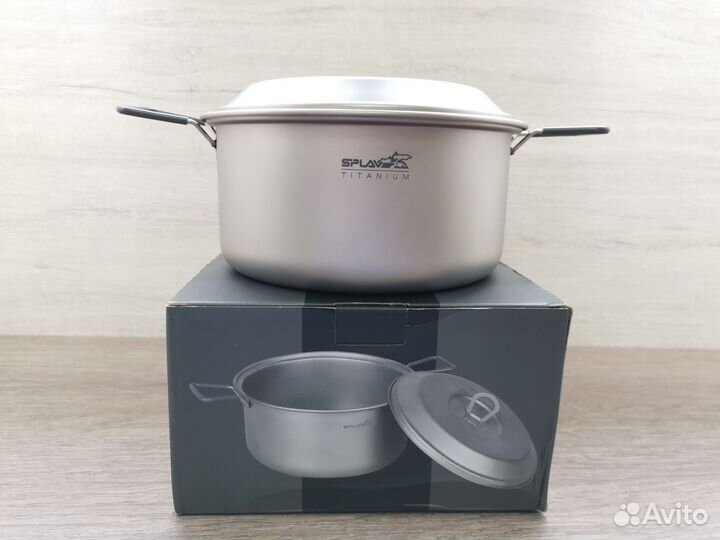 Кастрюля титановая 2.5 л Сплав