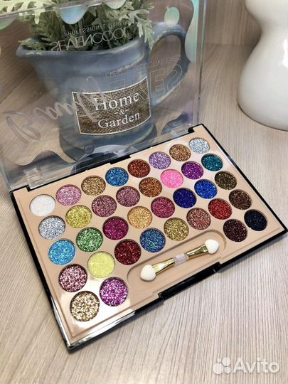 Палетка шикарных глиттеров Sevencool