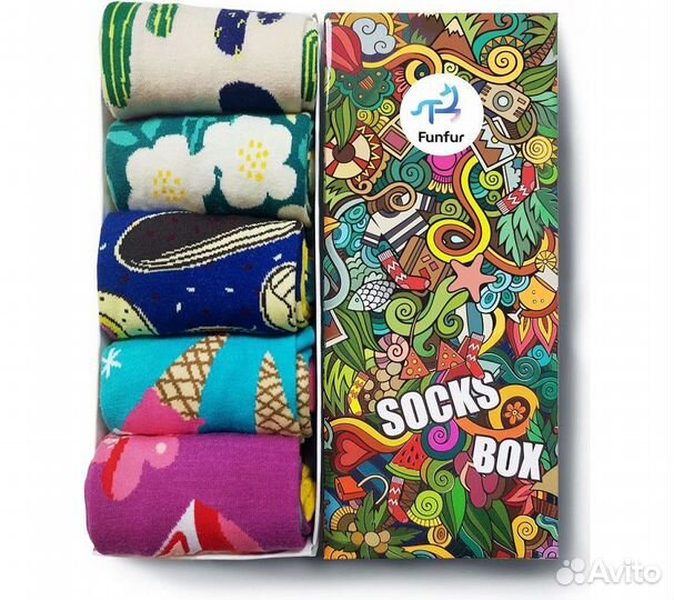 Носки Funfur Cozy в наборе 5 пар