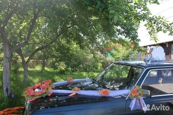 Украшение на свадебный автомобиль