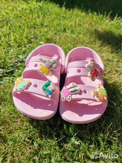 Крокс crocs сандали с8 для девочки