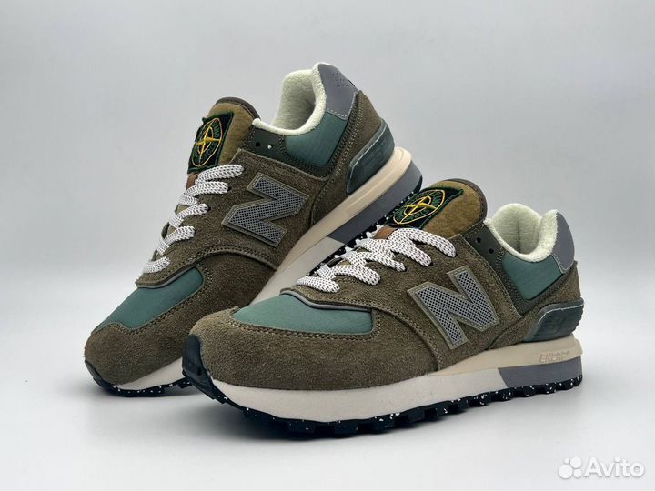 Кроссовки мужские new balance 574 Stone Island