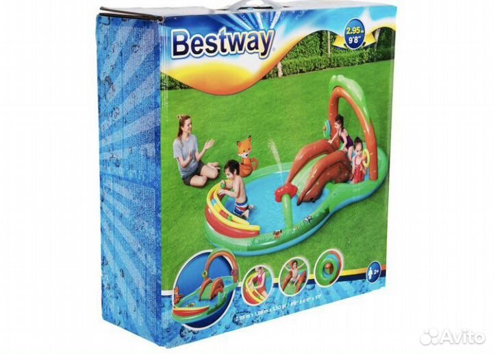 Детский игровой центр, бассейн 295x199 см