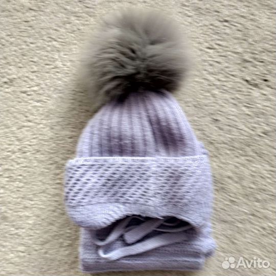 Шапка и снуд для девочки