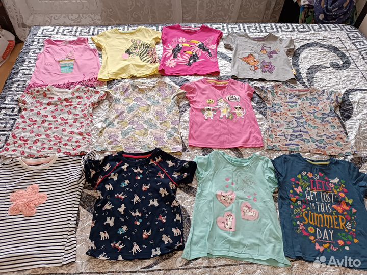 Вещи пакетом на девочку от 98 до 116