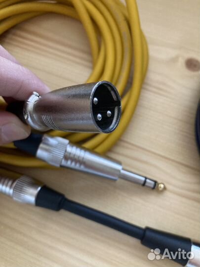Провода и переходник xlr jack