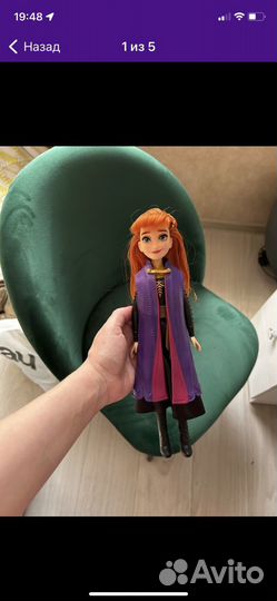 Кукла холодное сердце 2 Анна оригинал