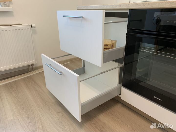 Прямая кухня новая мдф ксп:16748