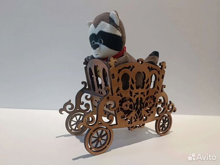 Карета декоративная, конфетница, для мелочи
