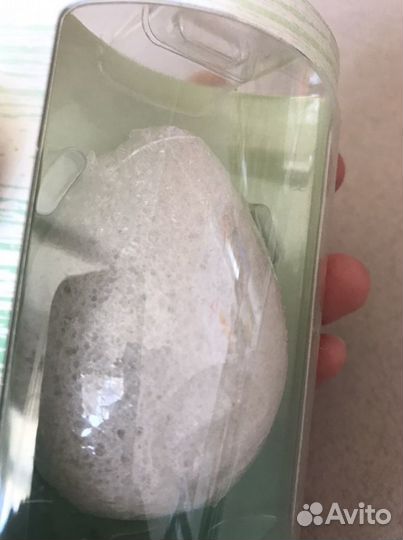 Очищающий спонж конжак для умывания с I-herb