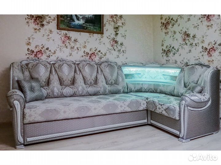 Амстердам серый (раскладной, пружинный блок)