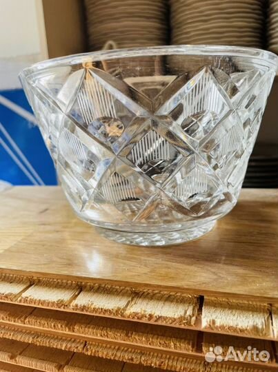 Салатник хрусталь СССР