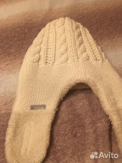 Шапка -ушанка зимняя для девочки