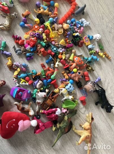 Тролли три кота прилипаллы игрушки пакетом