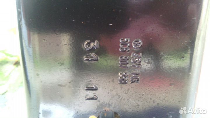 Усилители переднего и заднего бампера VW