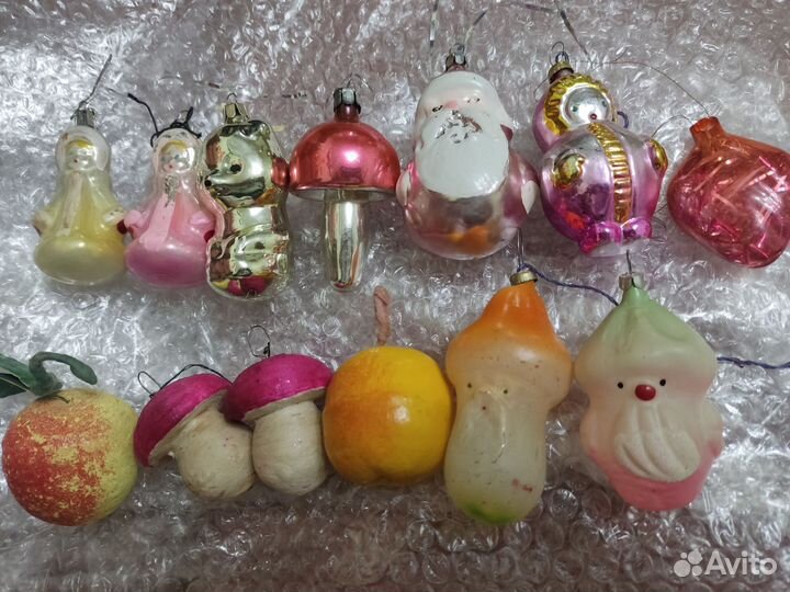 Елочные игрушки СССР, маски