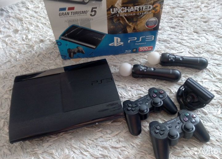 PS3 Superslim (+ много игр)