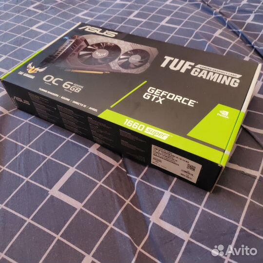 Видеокарта Asusu gtx 1660 super TUF Gaming